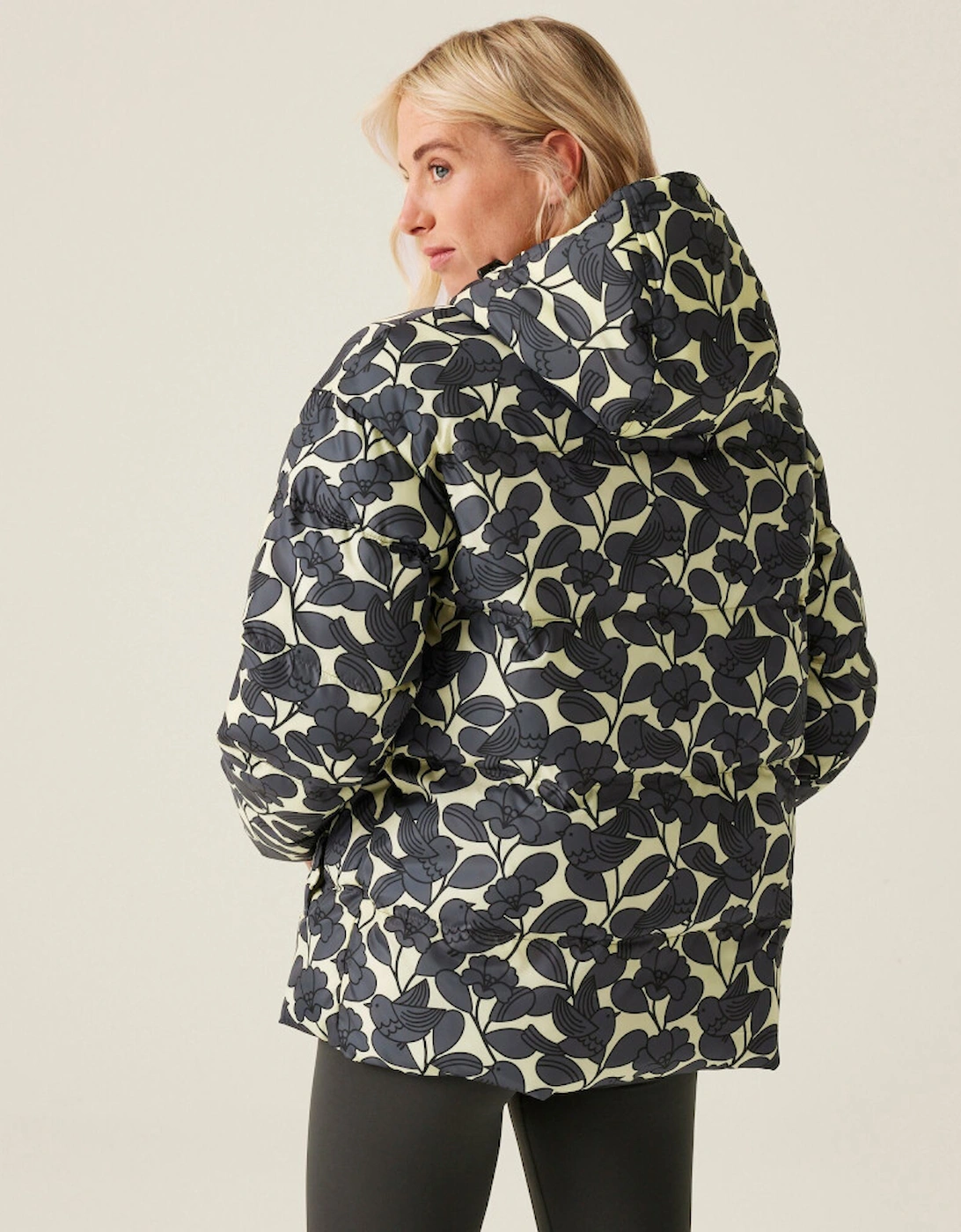 Womens Orla Kiely Full Zip Padded Jacket