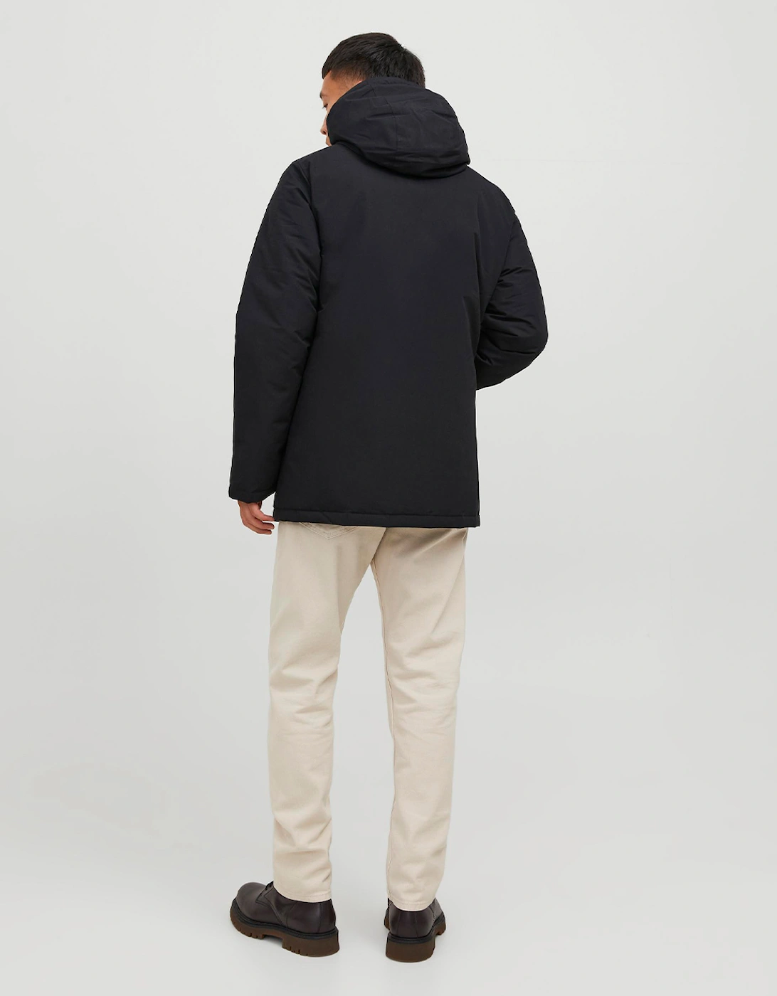 Loop Parka Jacket Black