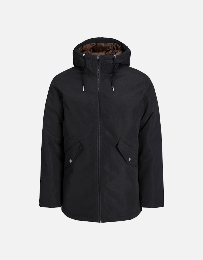 Loop Parka Jacket Black