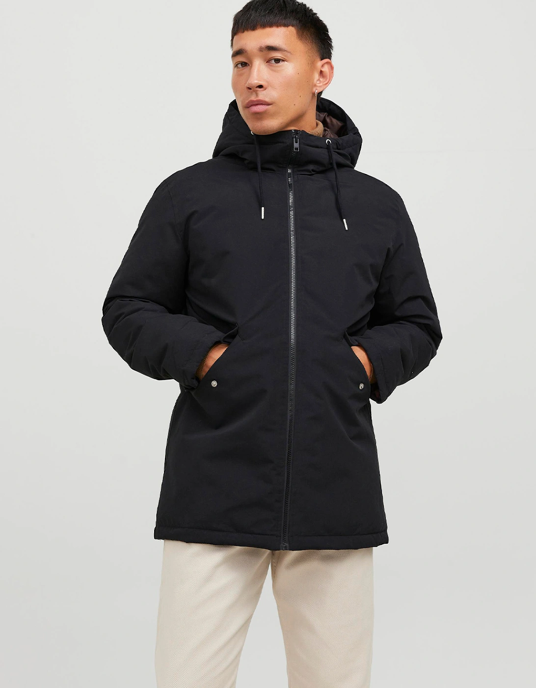 Loop Parka Jacket Black, 8 of 7