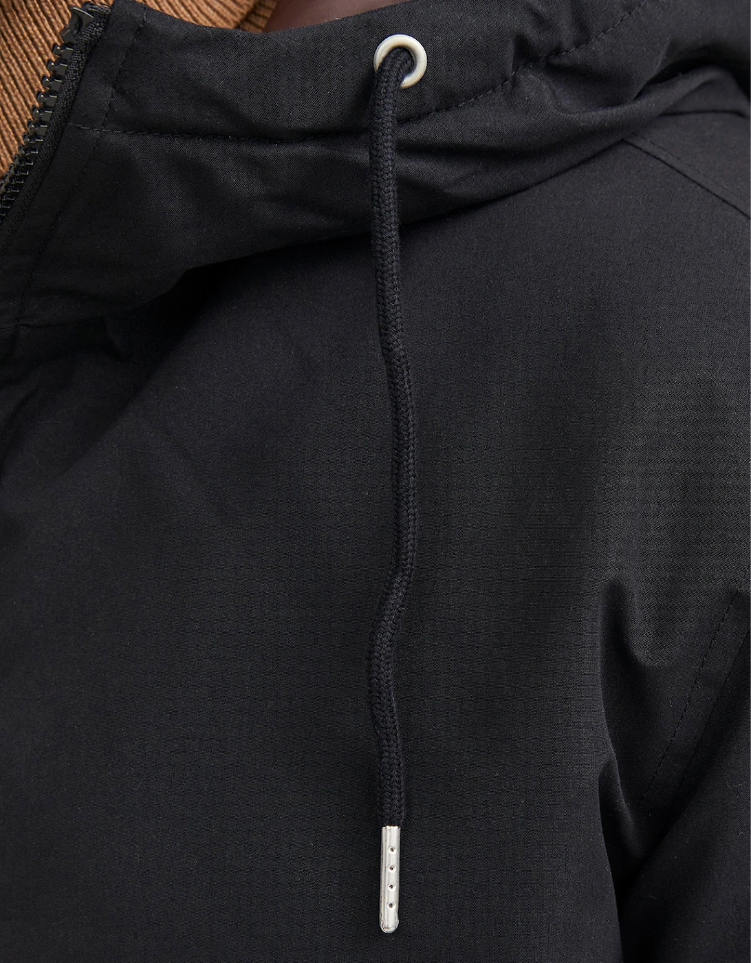 Loop Parka Jacket Black