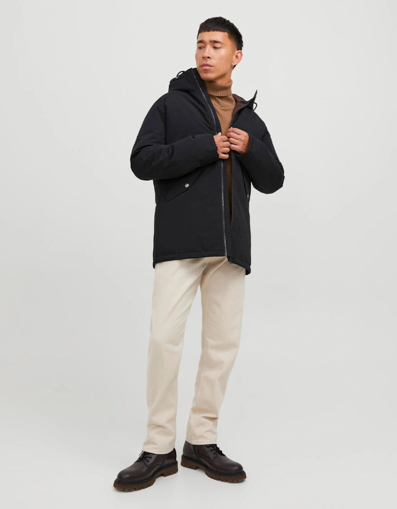 Loop Parka Jacket Black