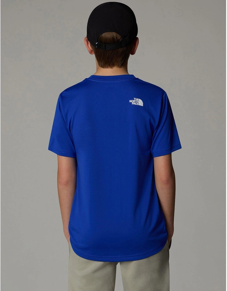 Junior Boys Reaxion Short Sleeve Tee - Blue