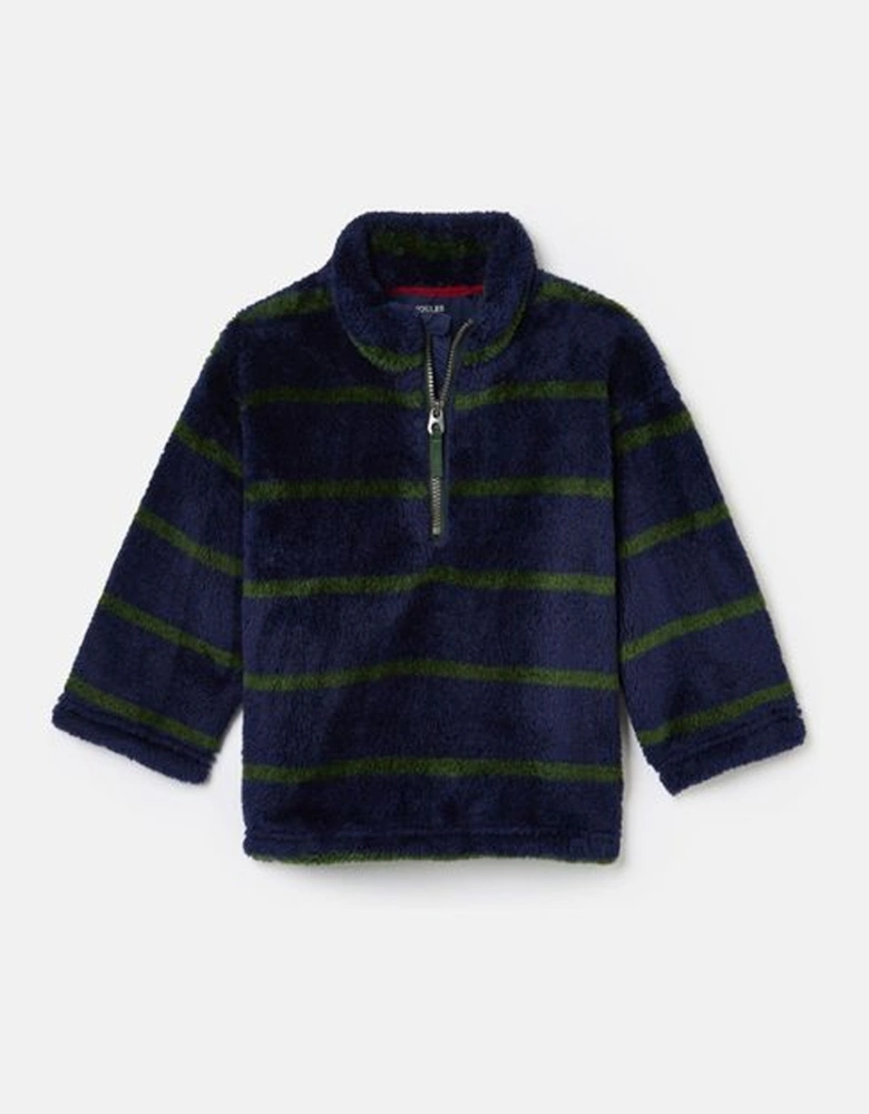 Boy's Woozle Half Zip Fleece Navy/Green