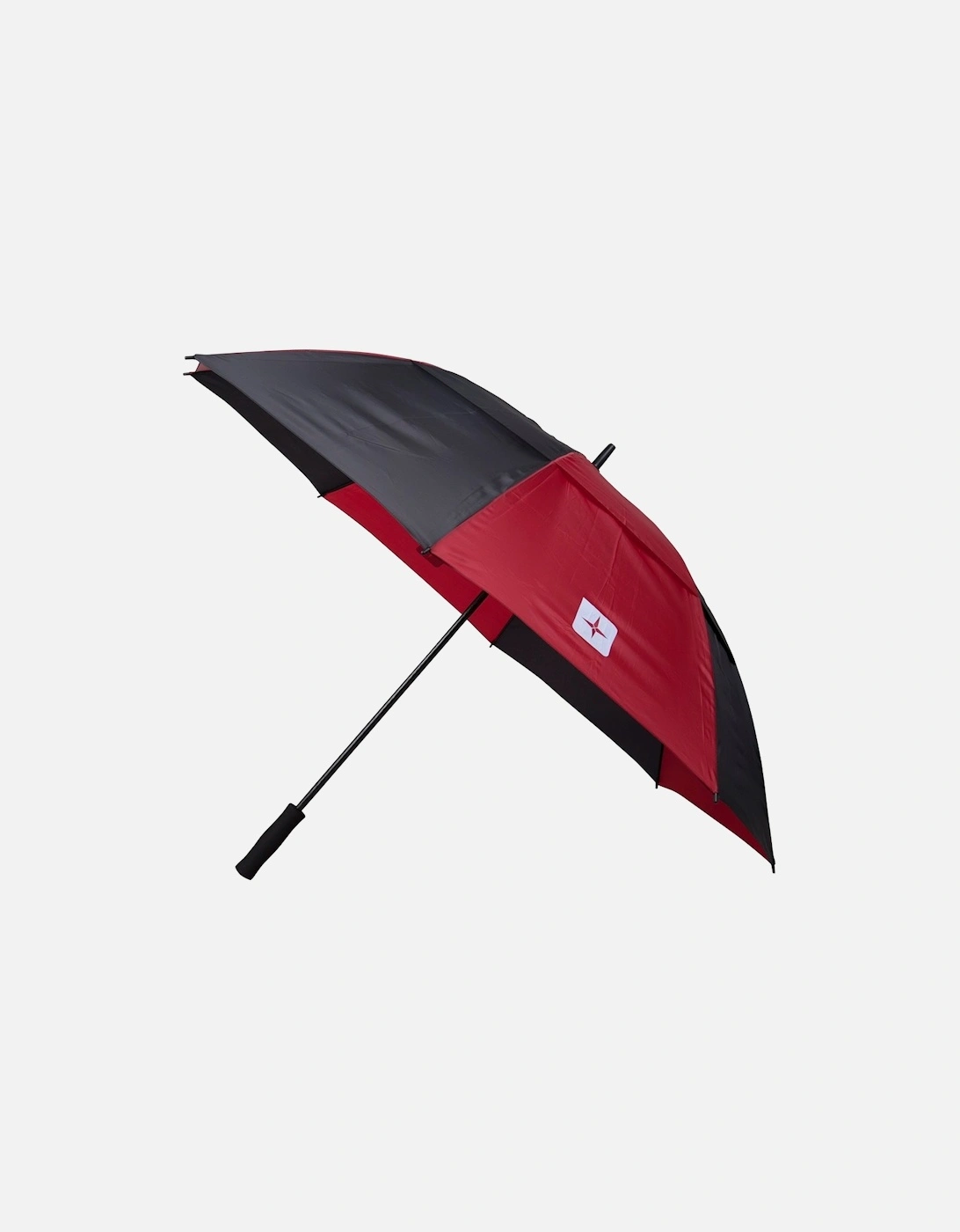 Mountain Warehouse Unisex Black Stripe Golf Umbrella - Size One Size
