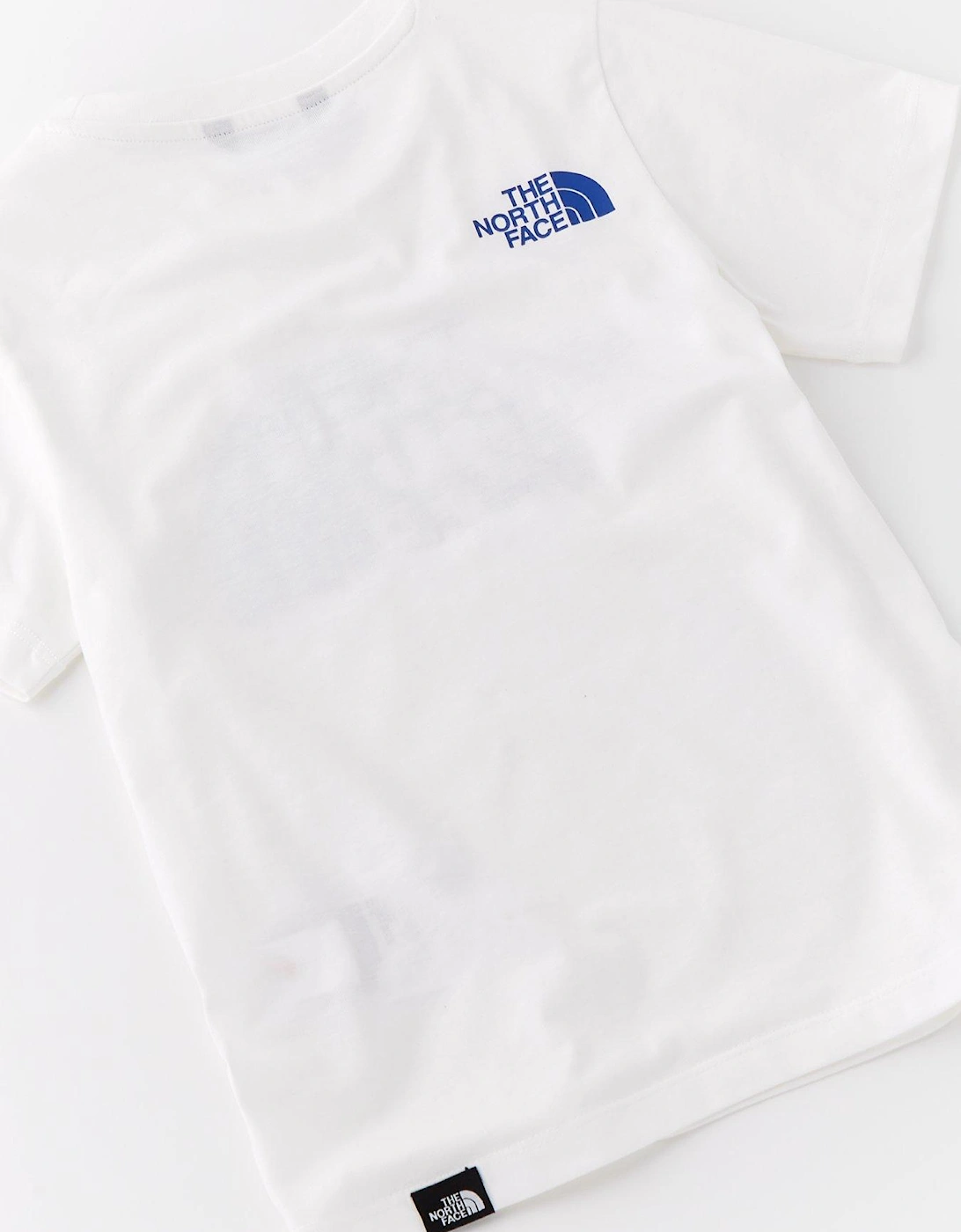 Junior Boys Short Sleeve Easy Tee - White