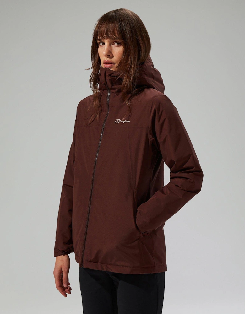 Womens Deluge Pro 3.0 Insulated Jacket - Brown