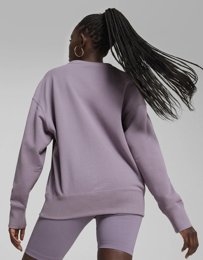 Women's Better Classics Relaxed Crew - Purple