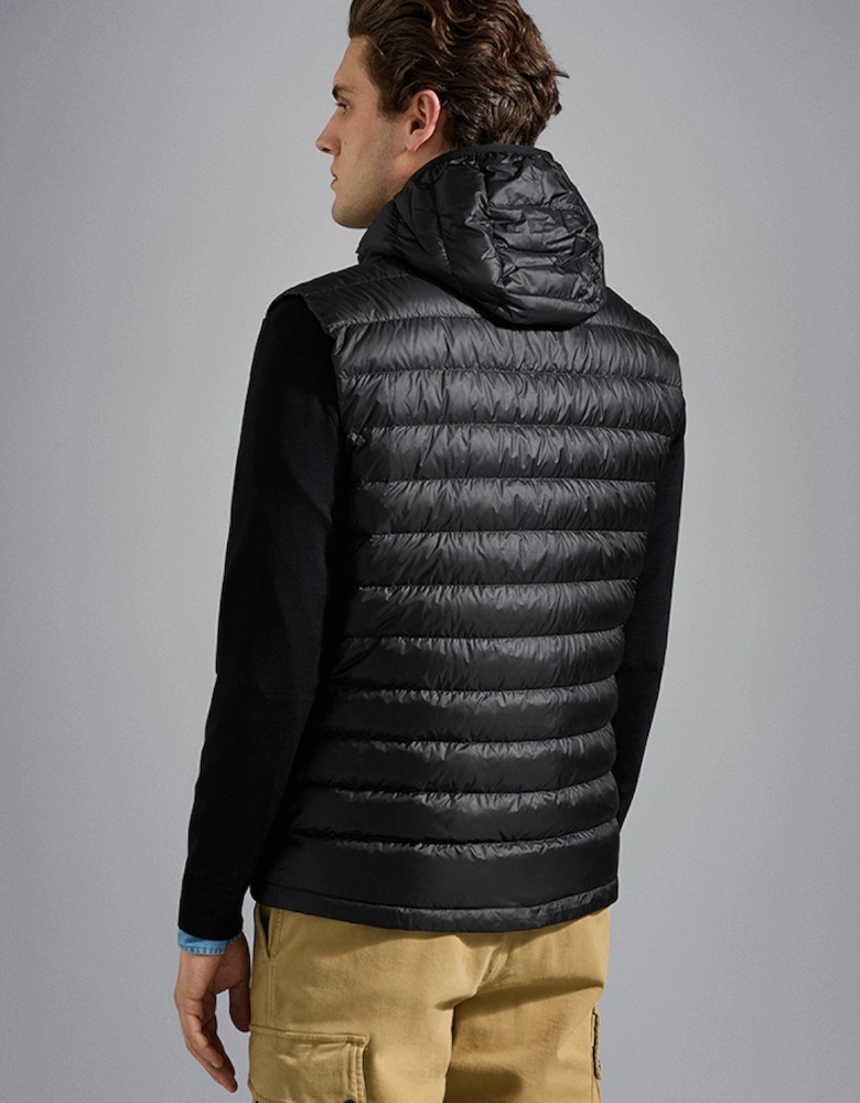 Men's Ultralight Down Vest with Detachable Hood