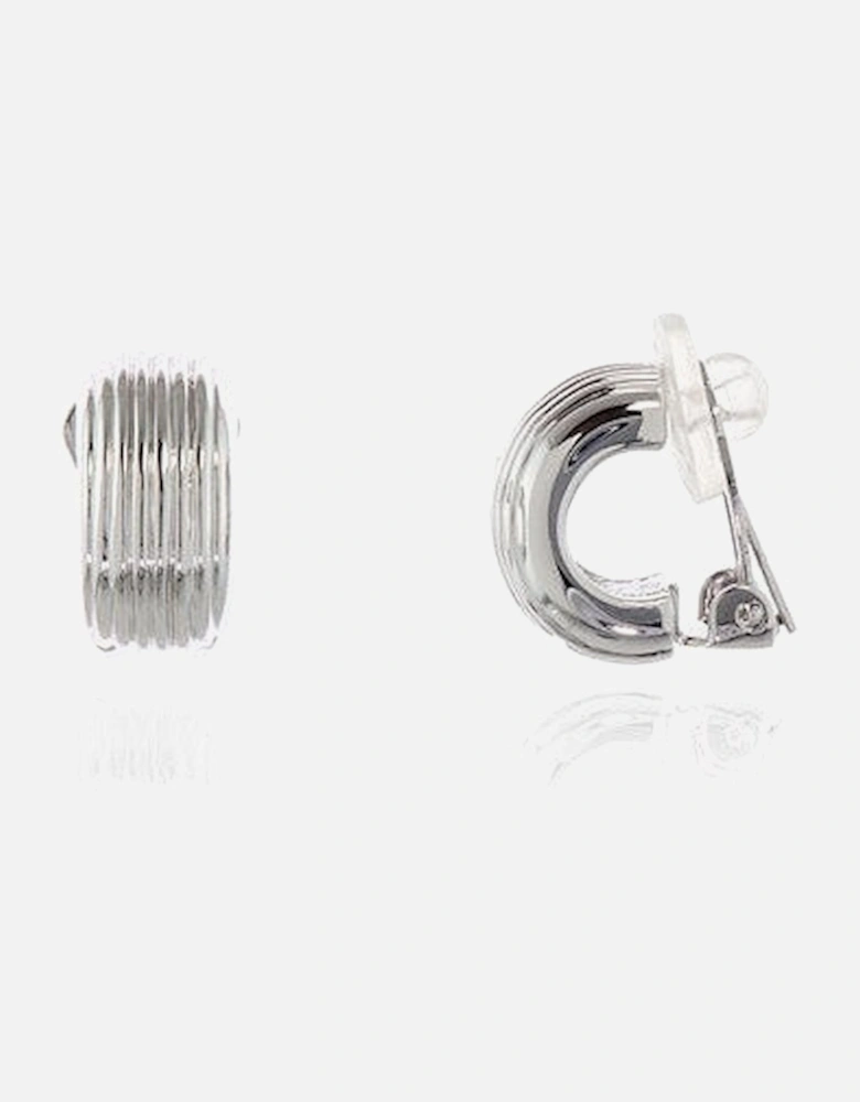 Robbin Silver Clip On Earrings