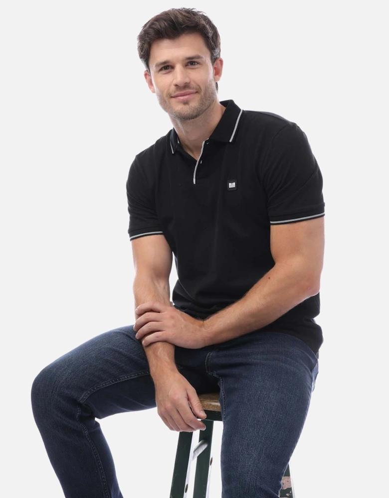 Mens Spello Piped Polo Shirt