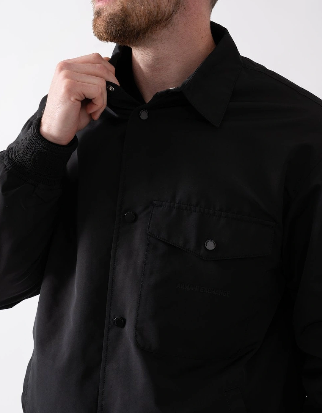 Mens Logo Pocket Overshirt