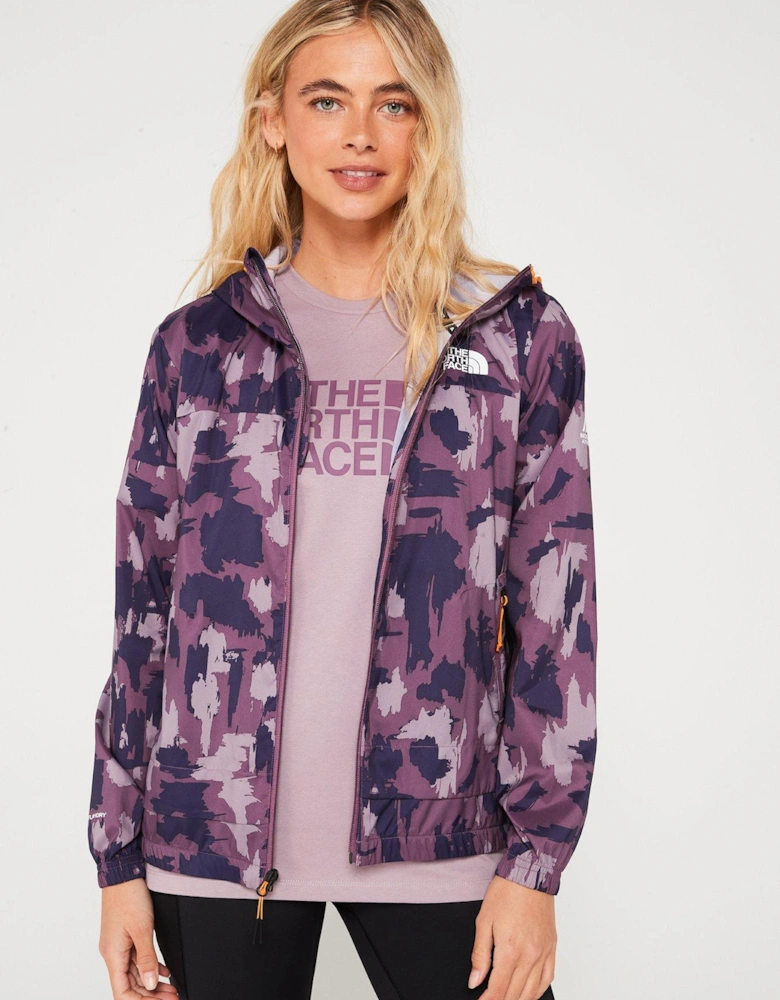 Womens Ma Wind Track Top Print - Multi