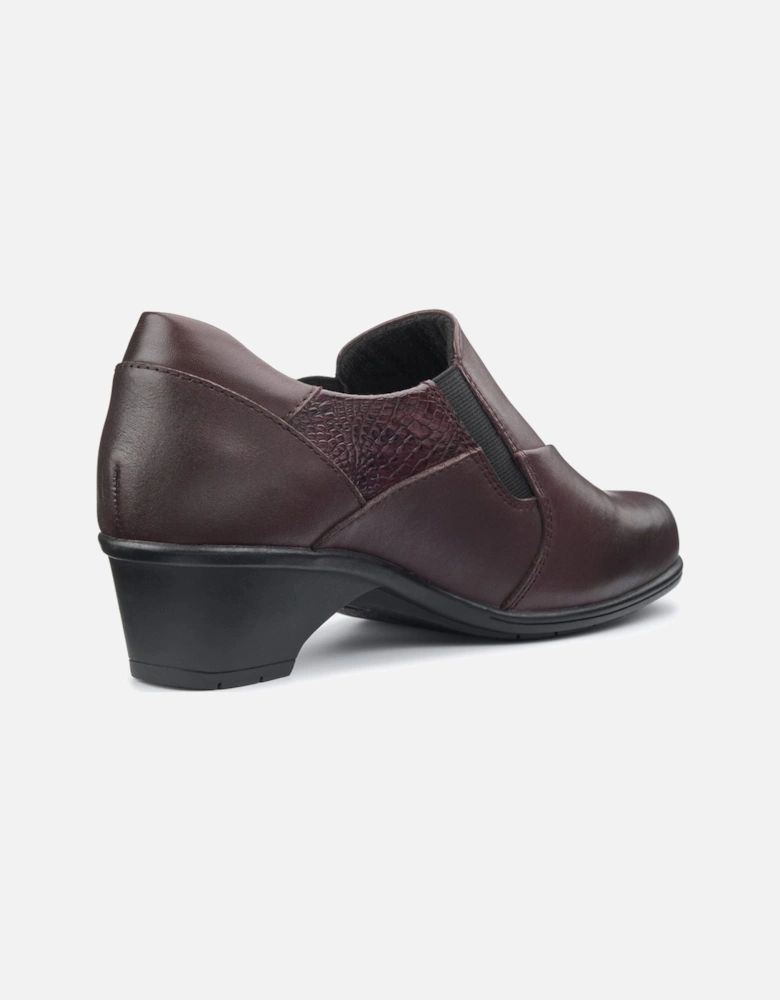 Barnet Womens Wide Fit High Cut Court Shoes