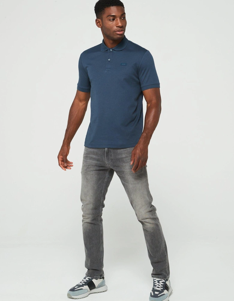 Liquid Touch Slim Fit Polo Shirt - Dark Blue