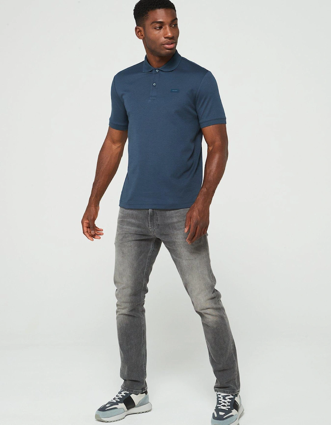 Liquid Touch Slim Fit Polo Shirt - Dark Blue