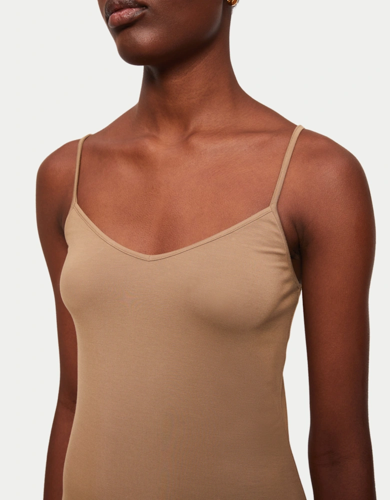 Modal Slip Dress | Coffee