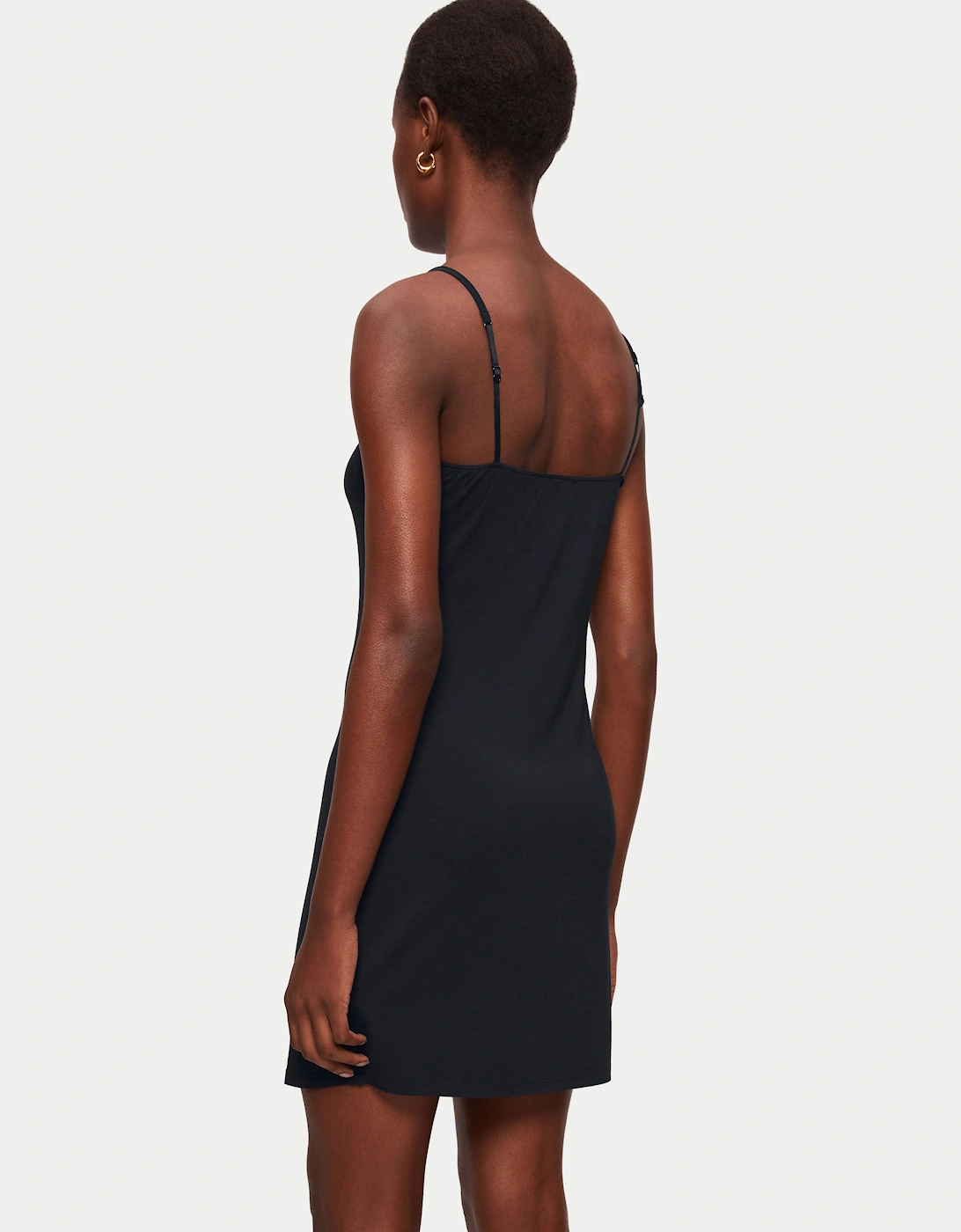 Modal Slip Dress | Black