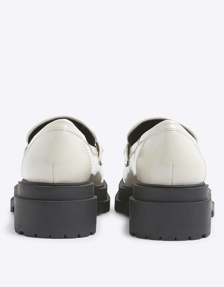 Trim Chunky Loafer - Cream