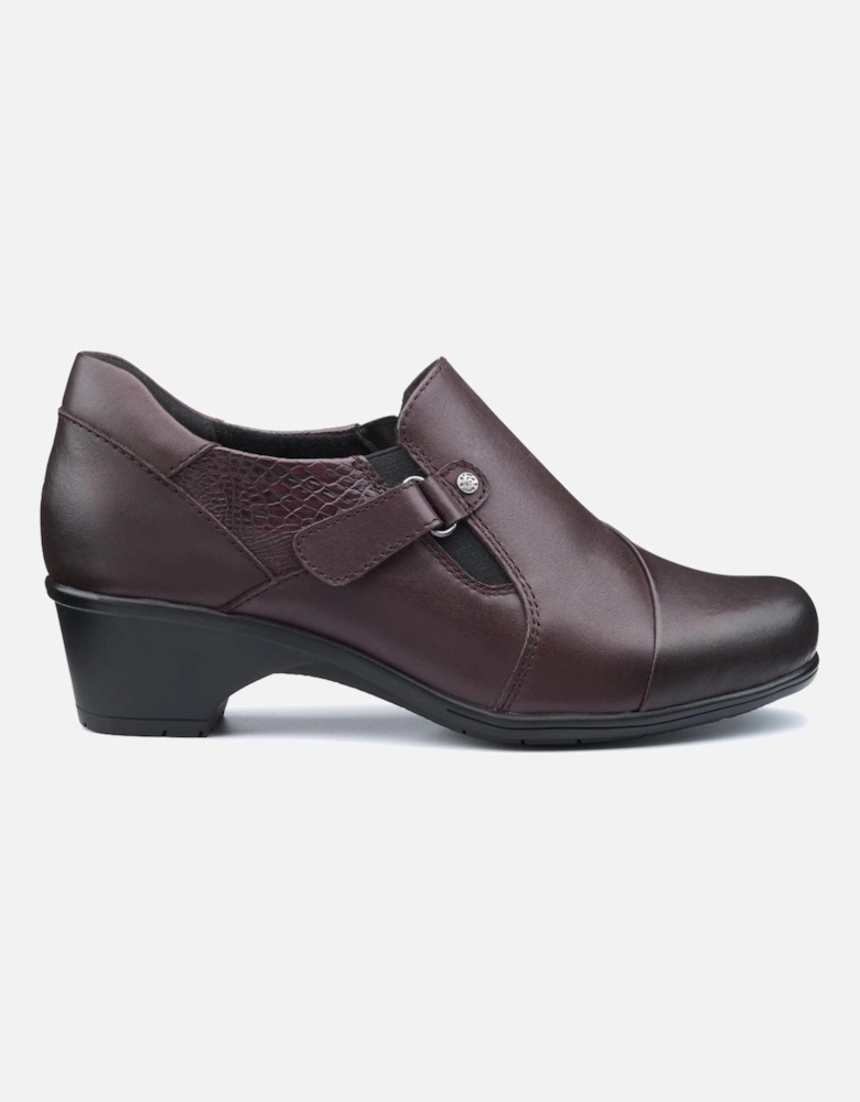 Barnet Womens Wide Fit High Cut Court Shoes
