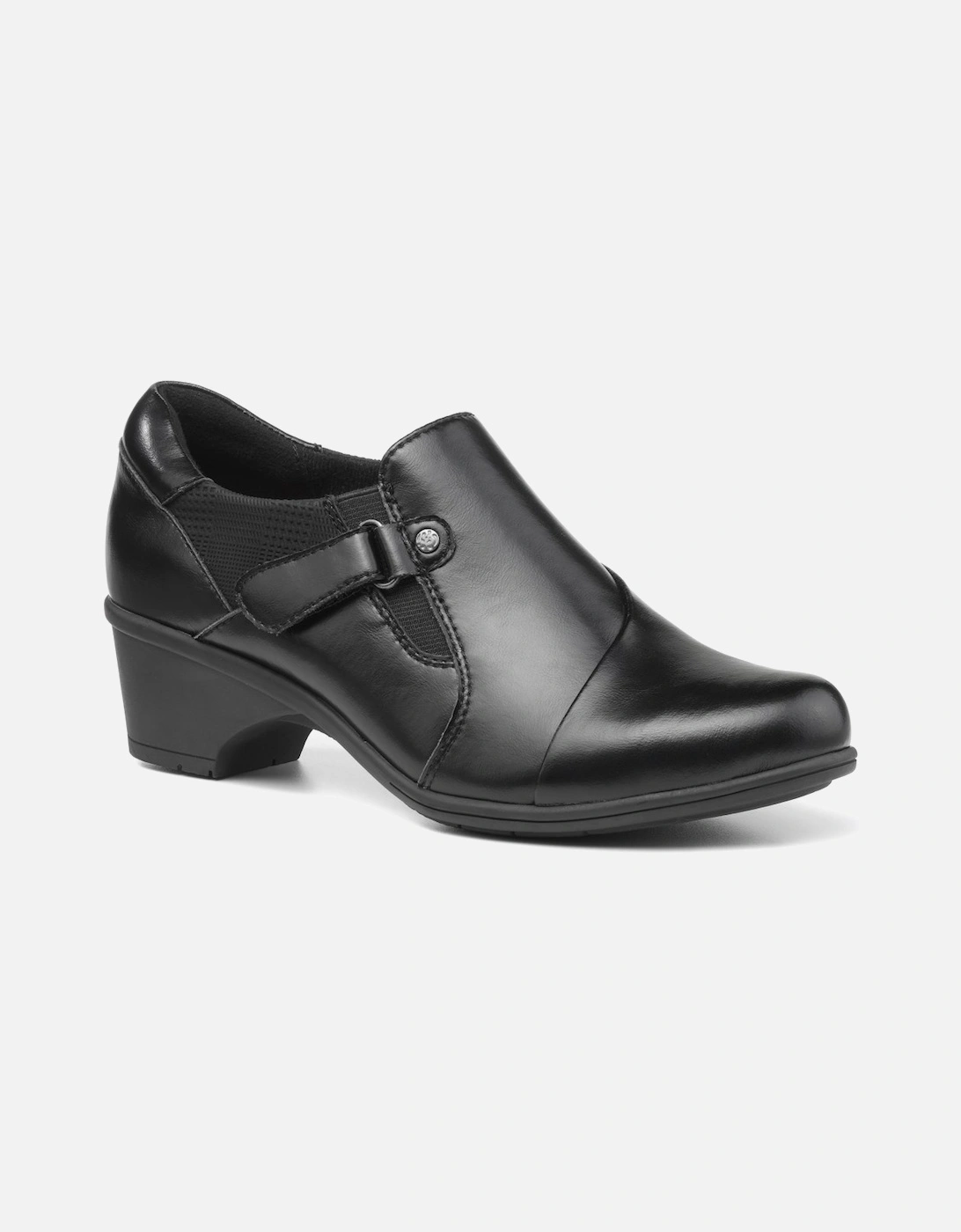 Barnet Womens Wide Fit High Cut Court Shoes, 4 of 3