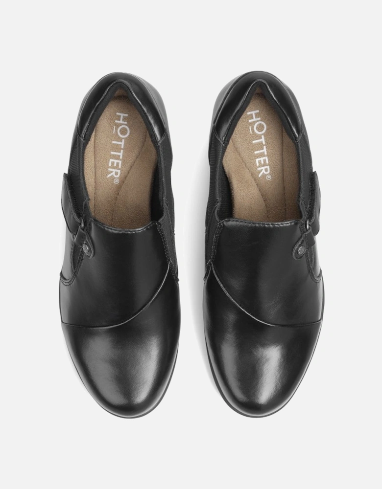 Barnet Womens Wide Fit High Cut Court Shoes