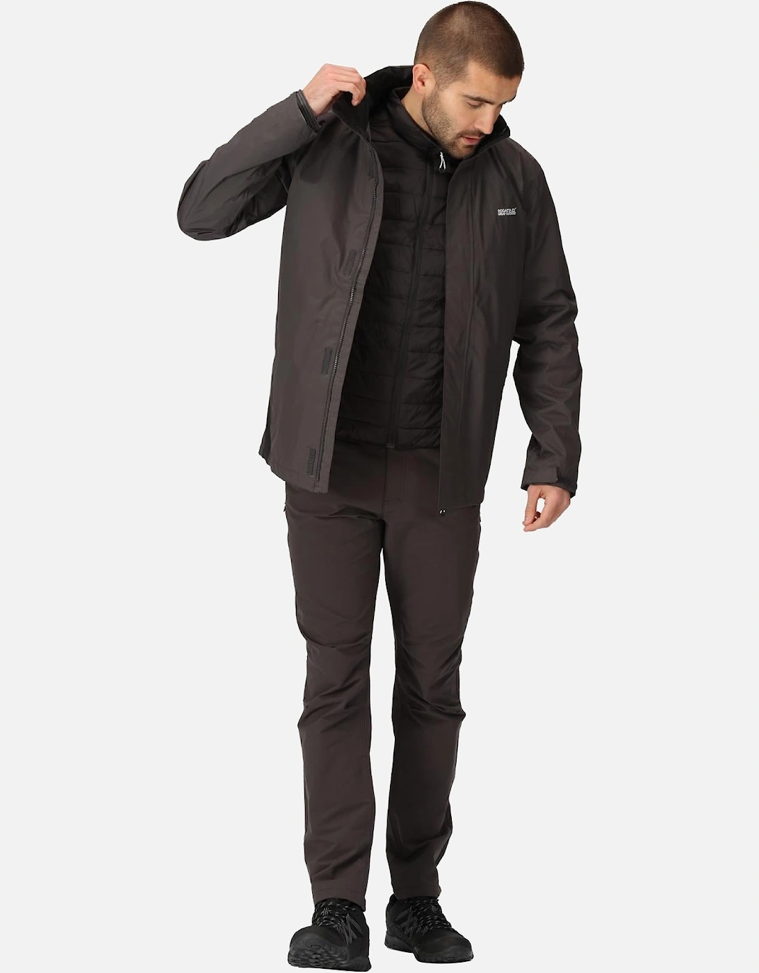 Mens Matt Waterproof Jacket, 2 of 1