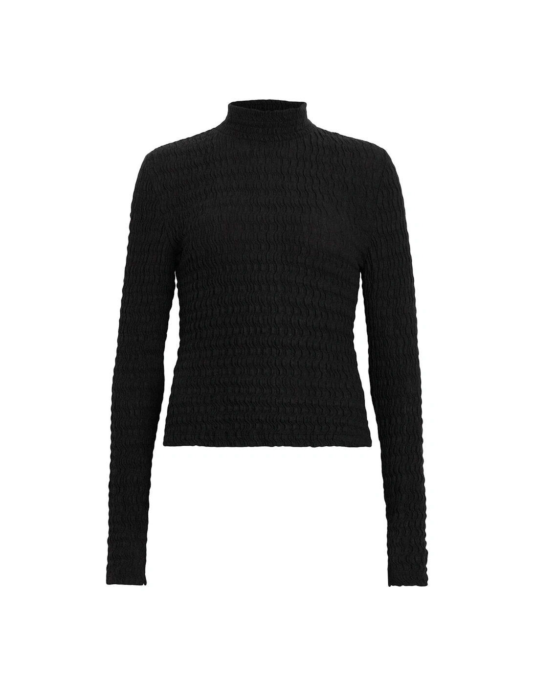 Connie Francesco Long Sleeve Top - Black