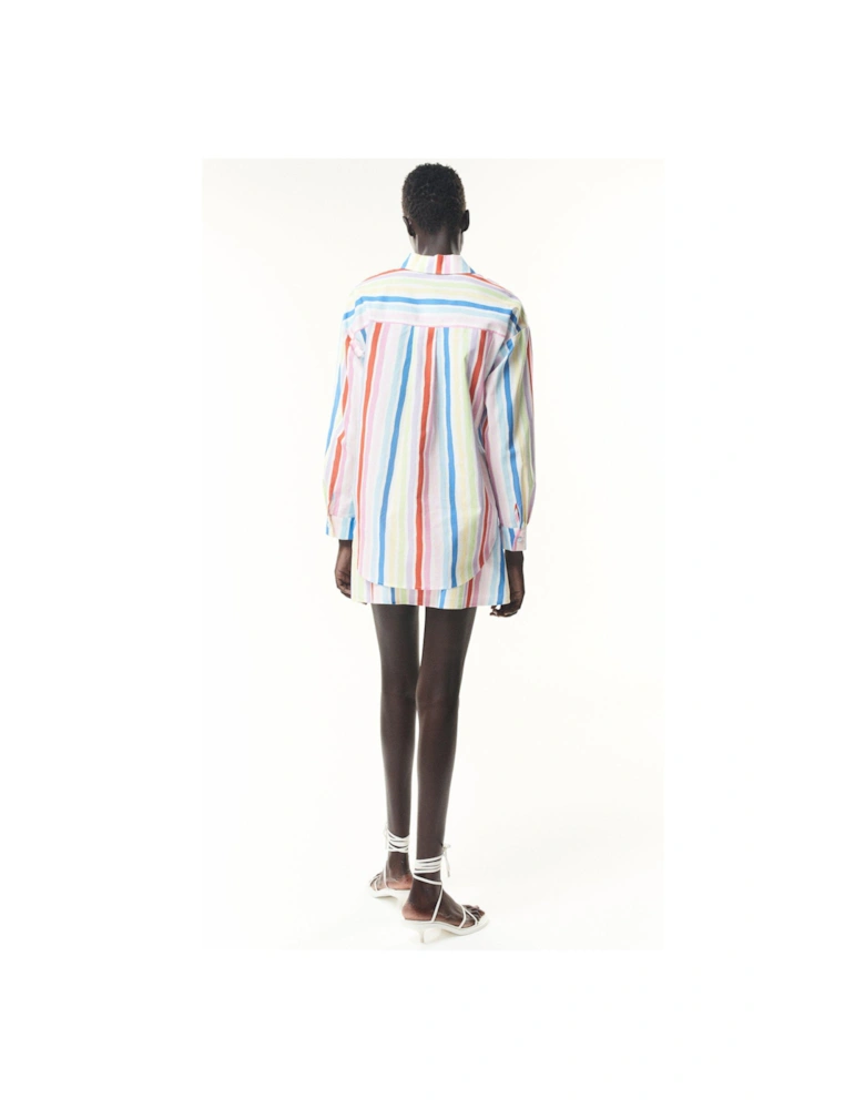 Arin Rainbow Stripe Shirt