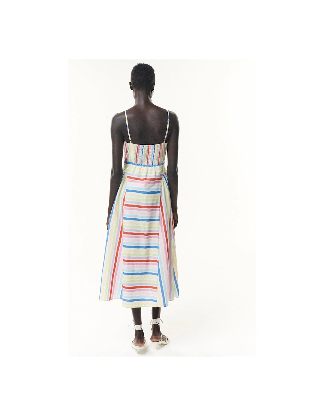 Sally Painted Stripe Midi Dress