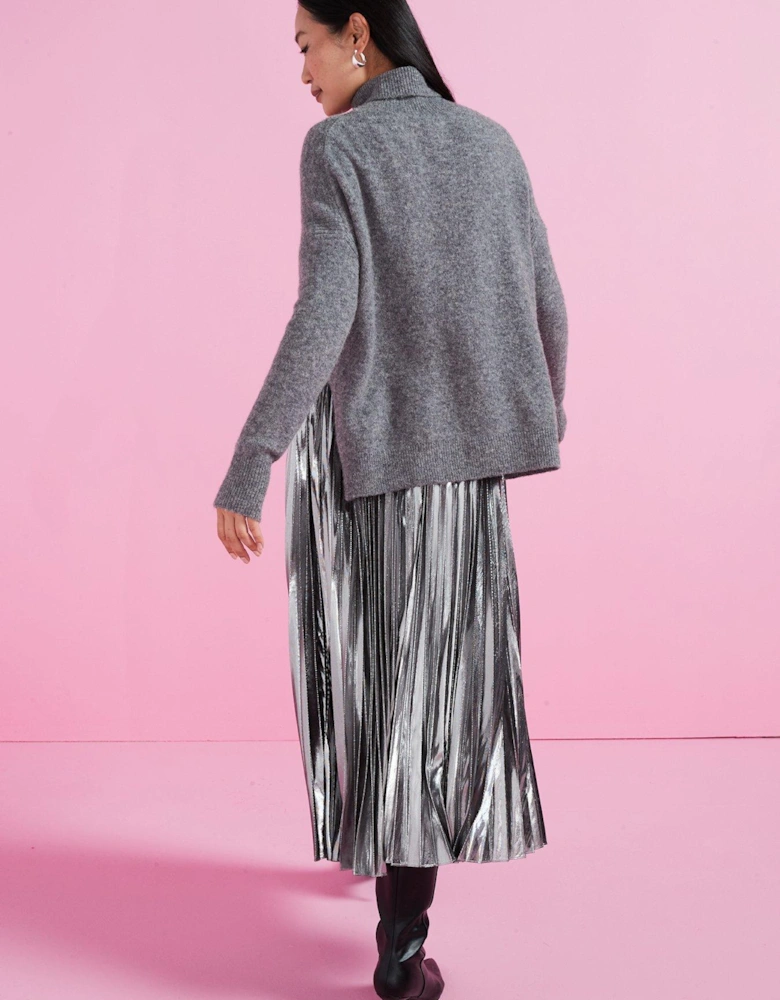 Spark 2 In 1 Dress - Silver