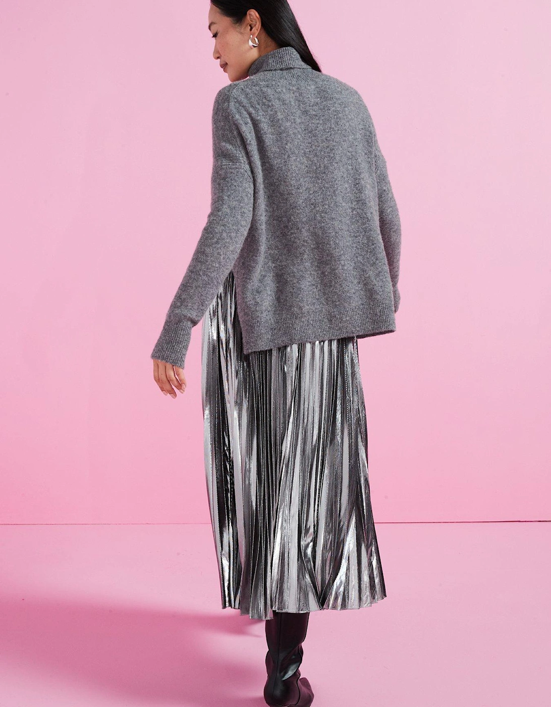 Spark 2 In 1 Dress - Silver
