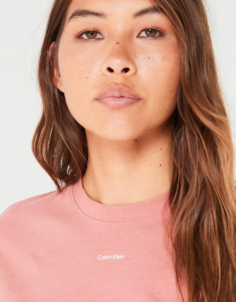 Micro Logo T-Shirt - Pink