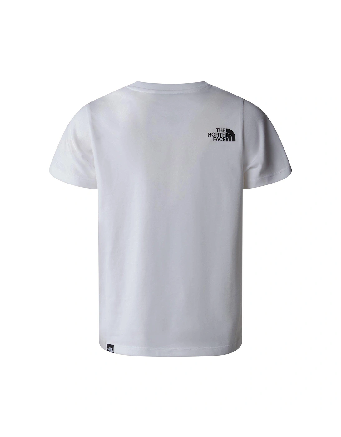 Juniors Short Sleeve Simple Dome T-Shirt - White