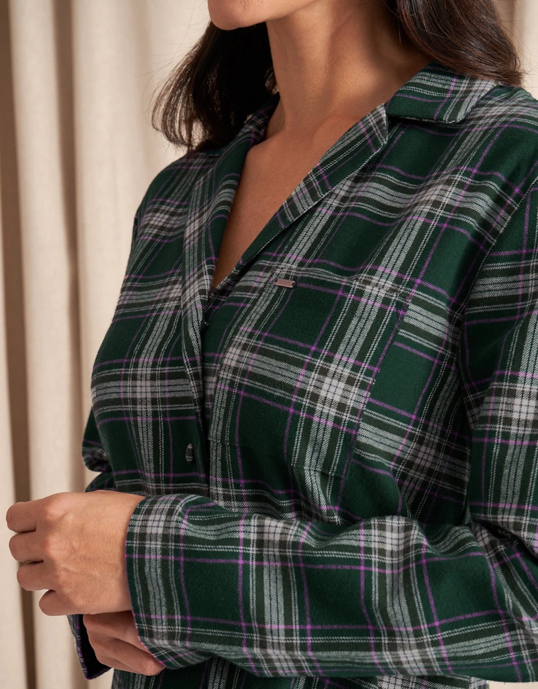 Plaid Pyjama Set in Green