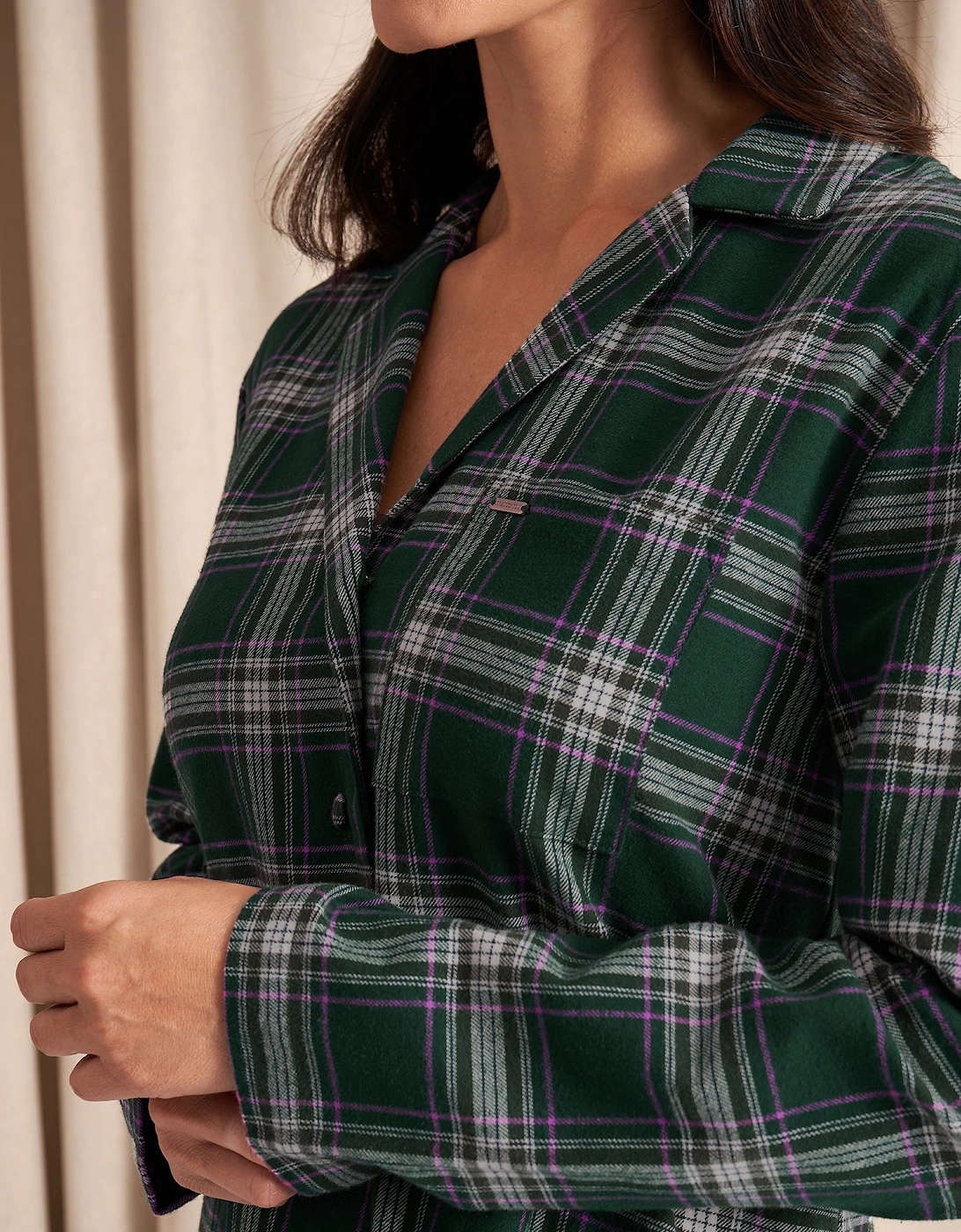 Plaid Pyjama Set in Green