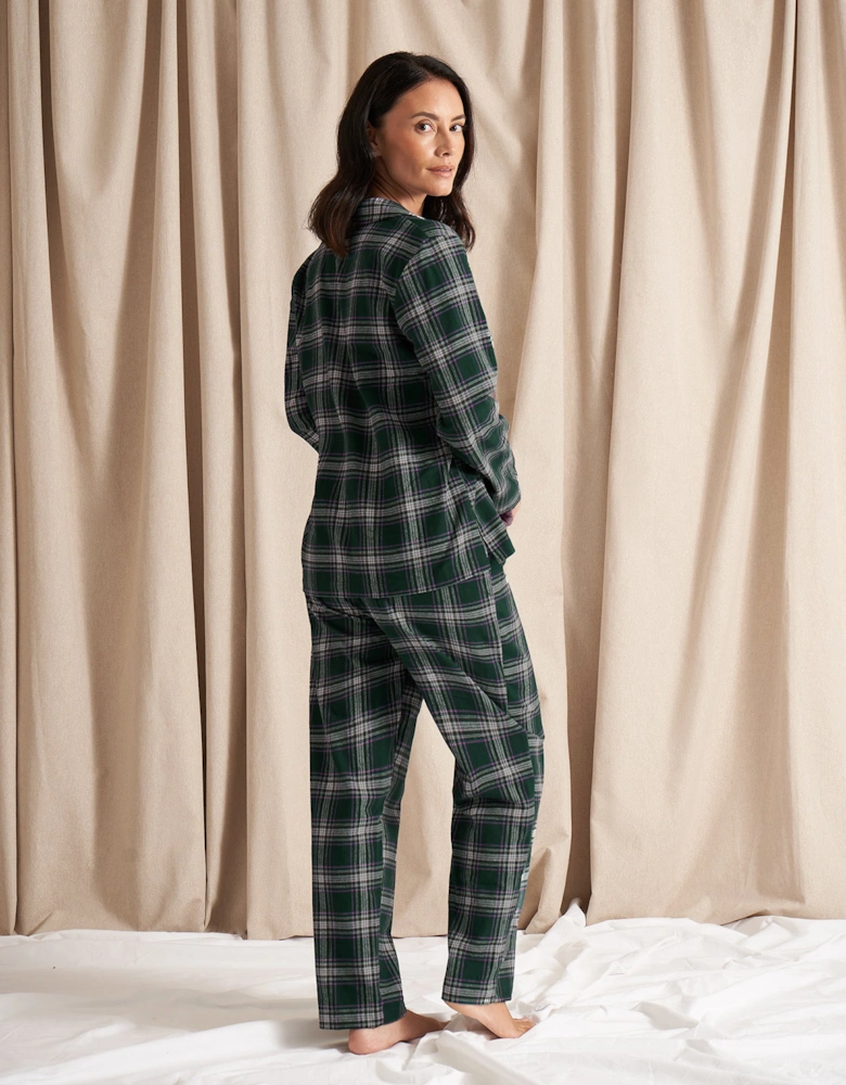 Plaid Pyjama Set in Green