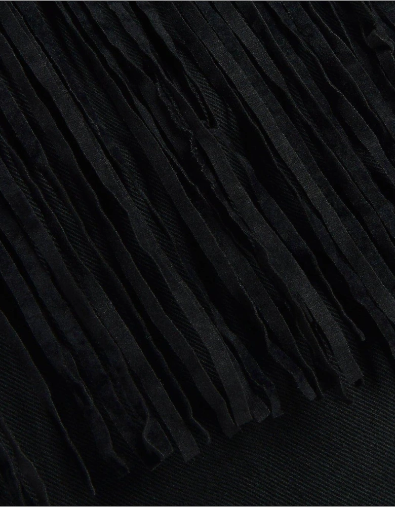 Western Tassel Shirt - Black