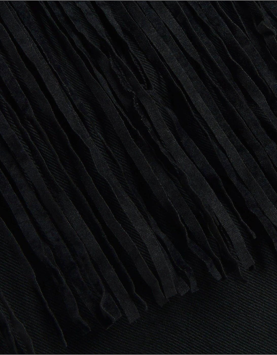 Western Tassel Shirt - Black