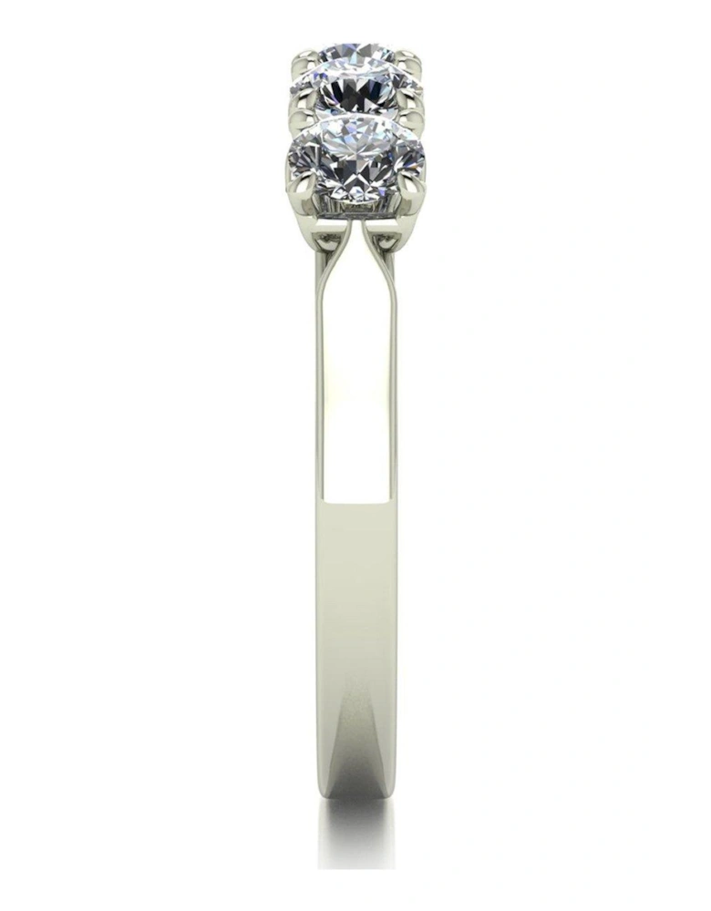 Lady Lynsey L'Amour 9ct White Gold 1.25ct Total Eternity Ring