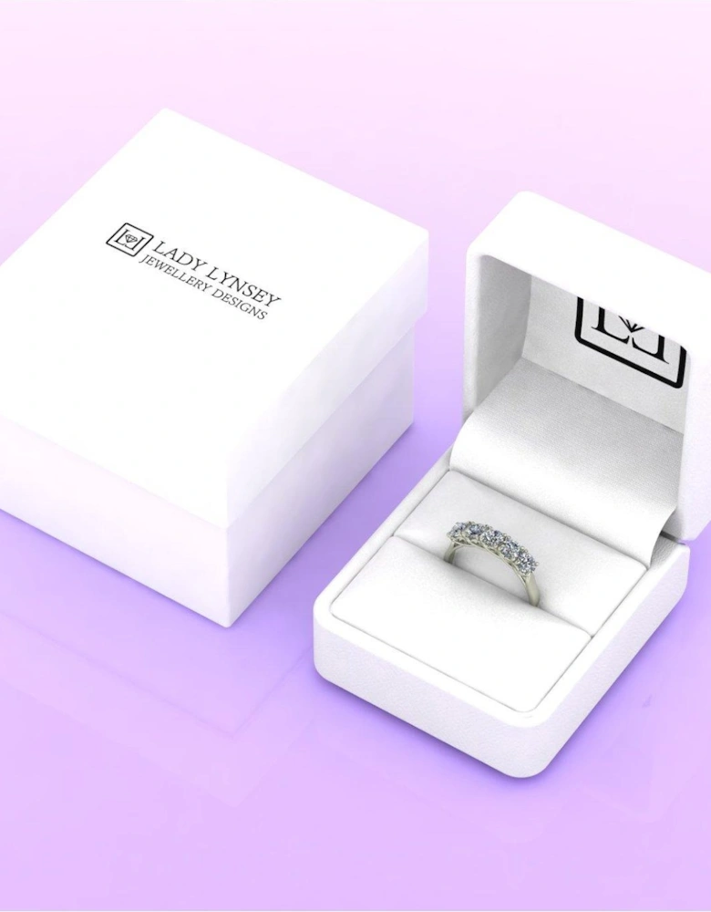 Lady Lynsey L'Amour 9ct White Gold 1.25ct Total Eternity Ring