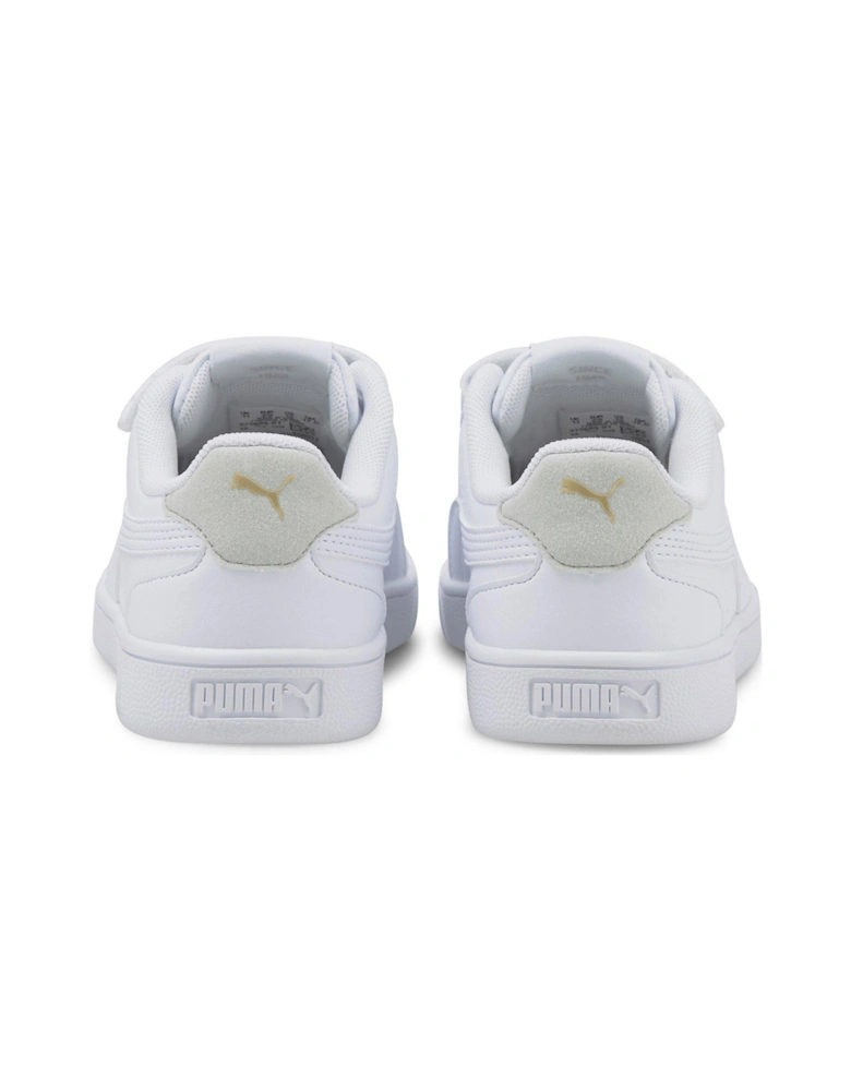 Kid's Unisex Shuffle Velcro Trainers - White