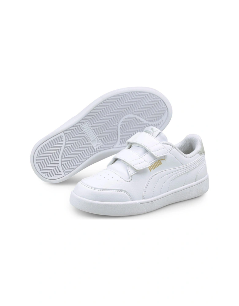 Kid's Unisex Shuffle Velcro Trainers - White