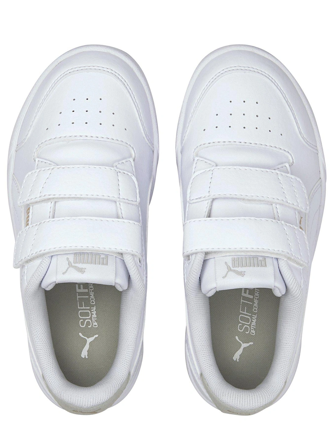 Kid's Unisex Shuffle Velcro Trainers - White