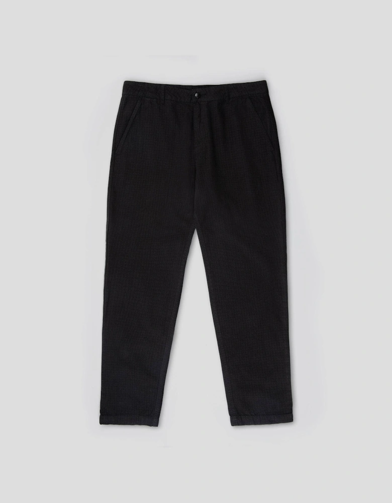 Relaxed-Fit Ripstop Trousers Black