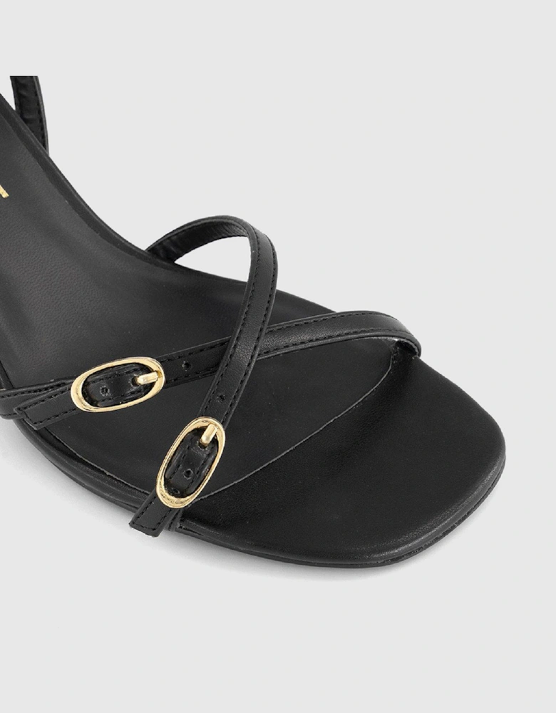 Mystic Strappy Sandals - Black