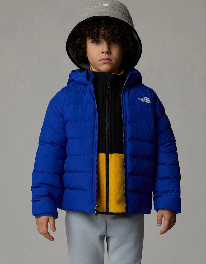 Kids Boys Reversible Perrito Hooded Jacket - Blue