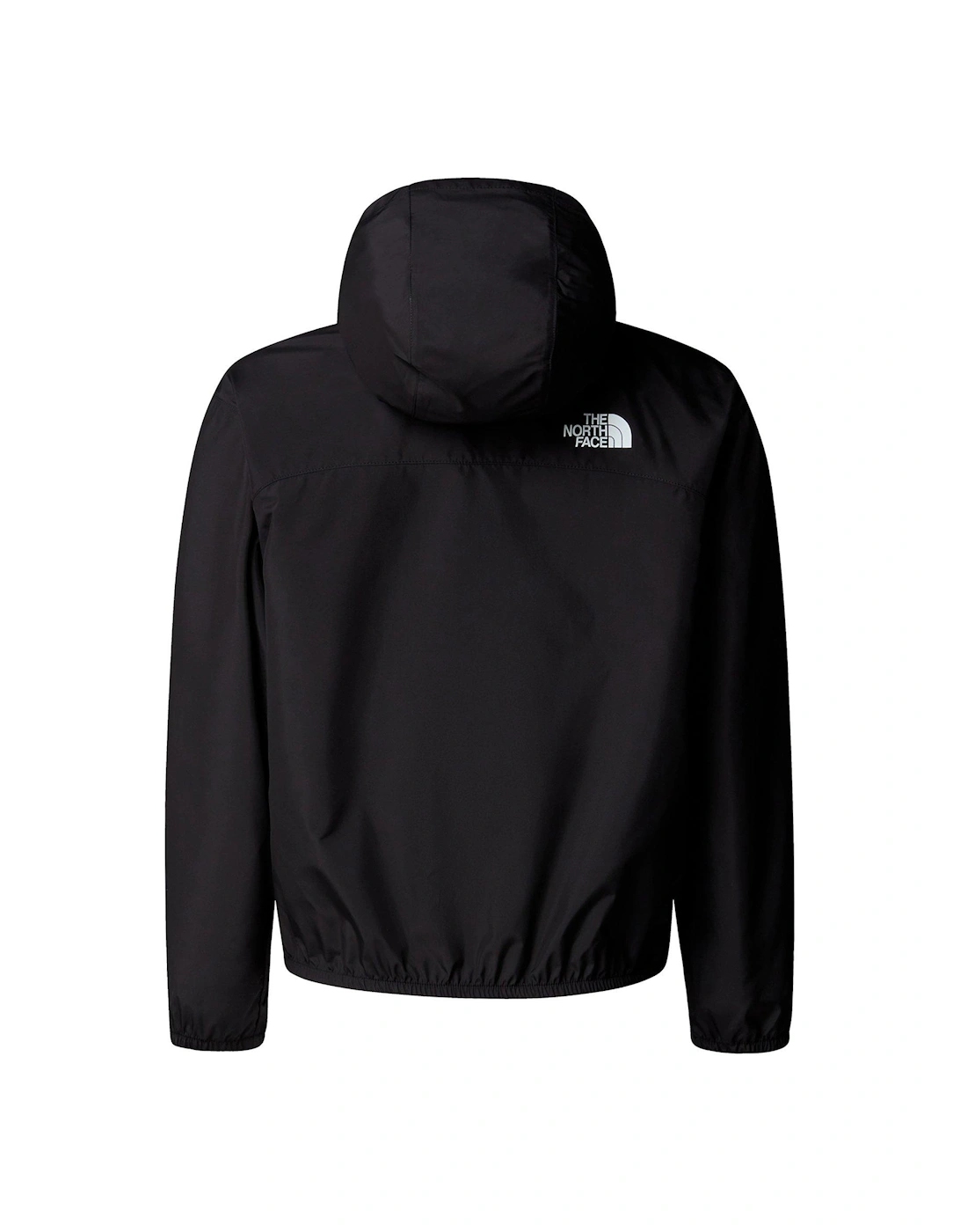 Junior Boys Never Stop Hooded Windwall Jacket - Black