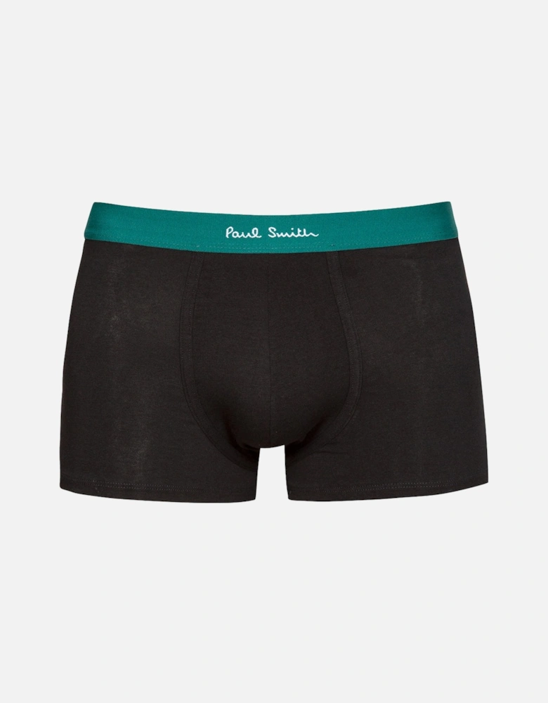 5-Pack Artist Stripe Mix Boxer Trunks, Black/Multi