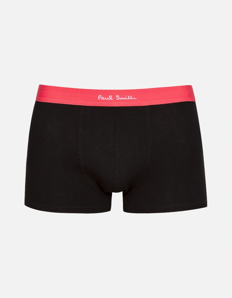 5-Pack Artist Stripe Mix Boxer Trunks, Black/Multi